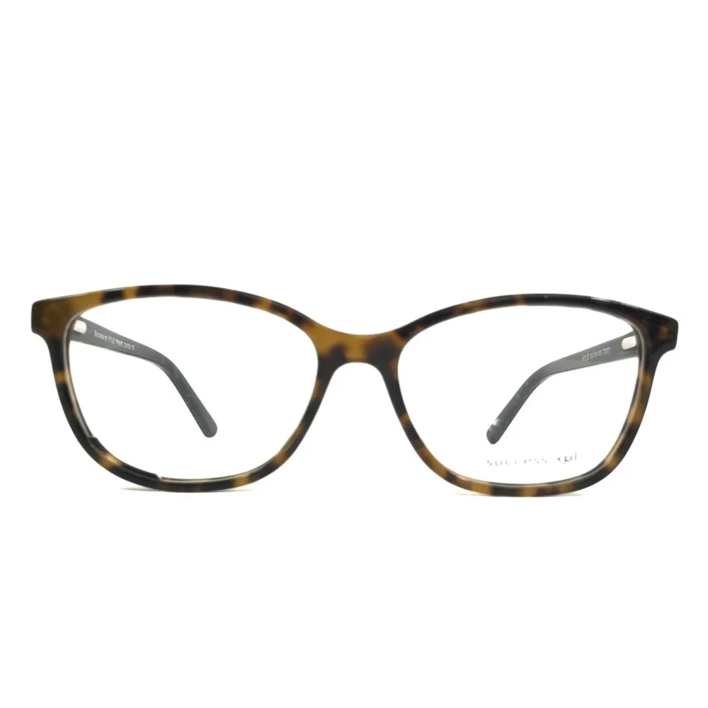 Success Eyeglasses Frames KYLIE TORT Tortoise Black Cat Eye Full Rim 52-15-140